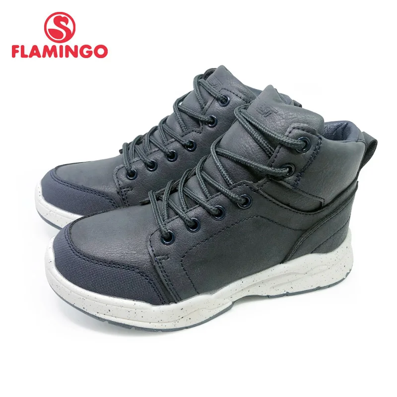 FLAMINGO Autumn Keep Warm Non-slip Arch Health Children's Shoes for Kids Boys with Flats Size 31-36 Sneakers Shoes 202B-Z11-2096