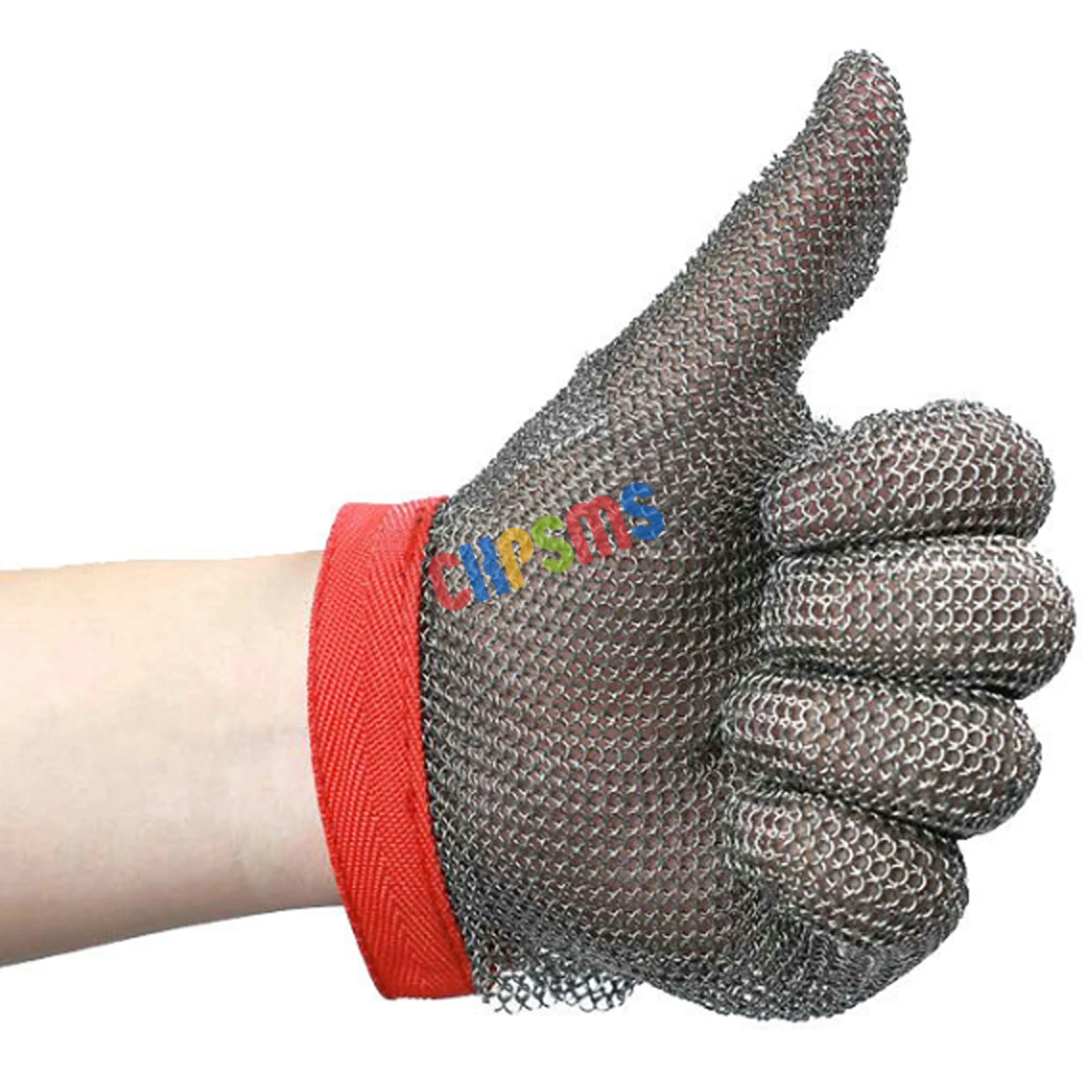 5 Fingers Stainless Steel Mesh Knife Cut Resistant Anself Protective Glove  #SG515