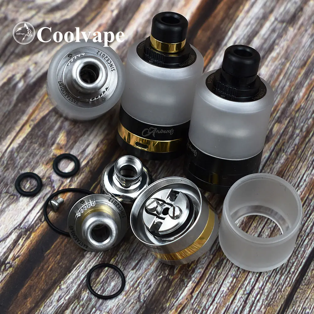 Coolvape Doggystyle drań RTA Atomizer zbiornik do e-papierosa 22mm 3.5ml 316 Atomizer ze stali nierdzewnej vs Zeus X RTA Atomizer