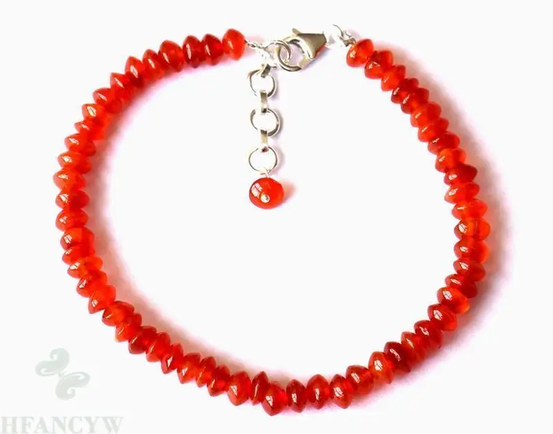 Red Gemstone Bracelet yoga Chakas 7.5inches Bless Handmade Buddhism Healing pray Spirituality Stretchy energy Unisex Monk Mala