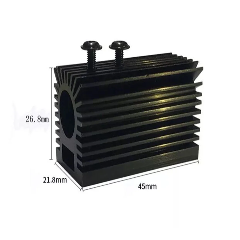 22mm * 45mm Aluminum Radiator Heat Sink Holder Brackets for 12mm Laser Module