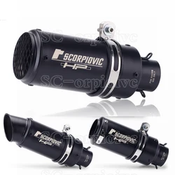 51mm 60mm Universal Black Motorcycle Exhaust Escape Modified Dirt Pit Bike Muffler R3 Z750 Z900 Z1000 S1000RR CBR600RR CBR1000RR