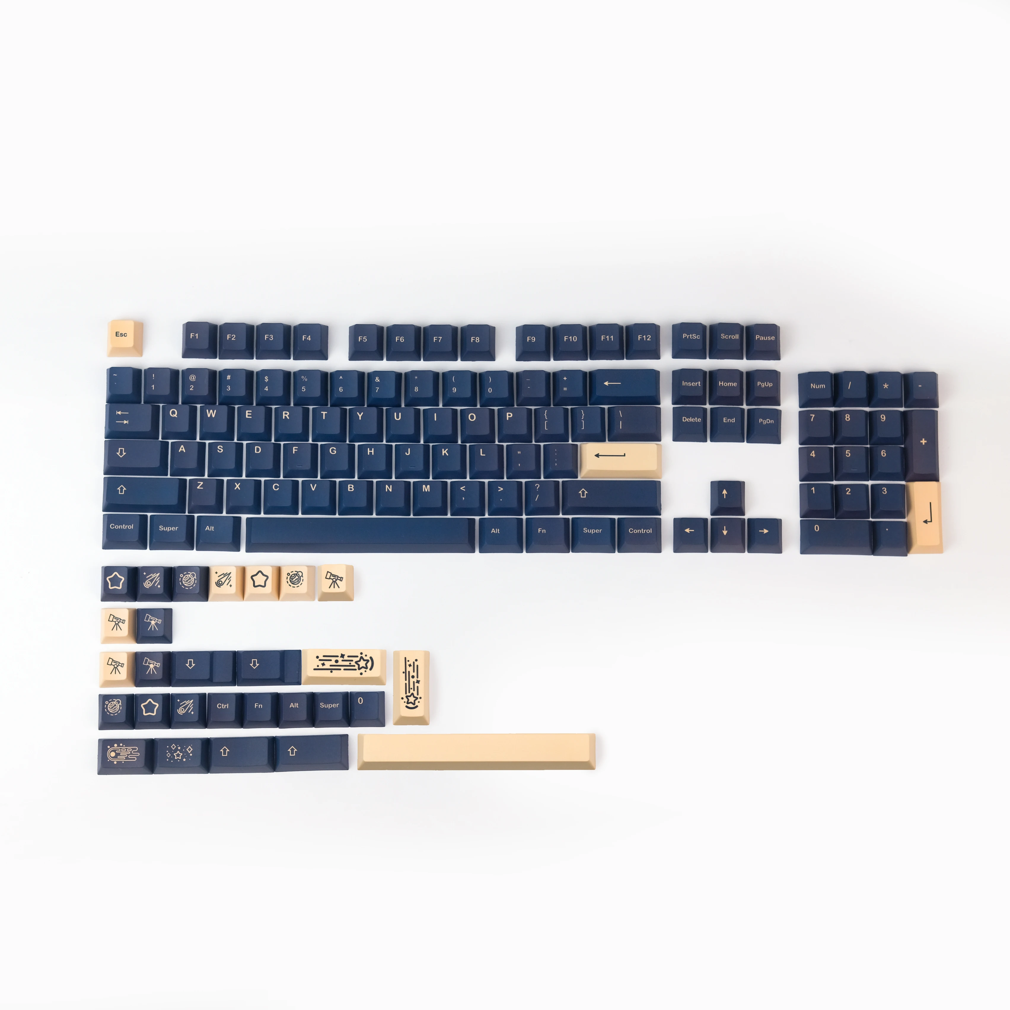 GMK Stargaze Keycaps PBT DYE-Sublimation Mechanical Keyboards Key 