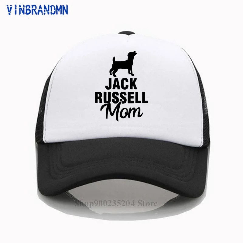 Vinbrandmn New Jack Russell Terrier Mom Dog Pet Baseball cap Fashion cotton Adjustable Snapback hats Hip Hop summer hat girl boy