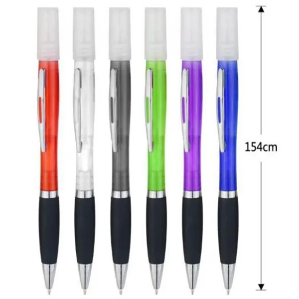 

Mini Sprayer Disinfection Pen Metal Clip Empty Tube Refillable Perfume Alcohol Hand Sanitizer spray pen