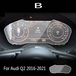 For Audi Q2 SQ2 2016-2020 Automotive interior Instrument panel membrane LCD screen Tempered glass protective film Anti-scratch