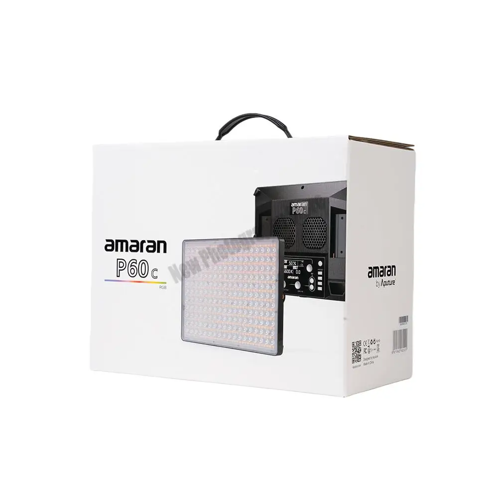 Aputure Amaran P60C/P60X Photography Light RGB Full-Color 2500K-7500K Professional Tiktok Video Outside Shooting Panel Lamp