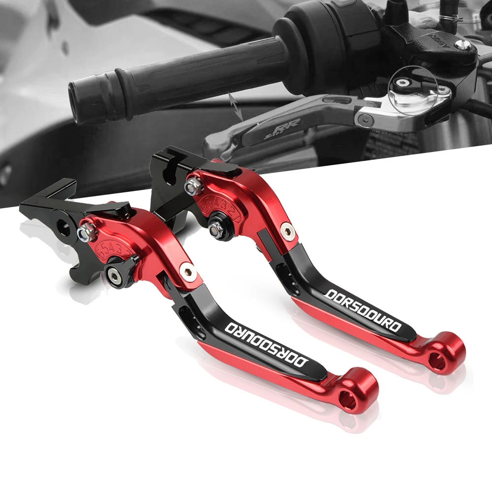 

Motocycle Accessorise CNC Aluminum Adjustable Extendable Folding Brake Clutch Levers For Aprilia dorsoduro 1200 2011-2015 2014