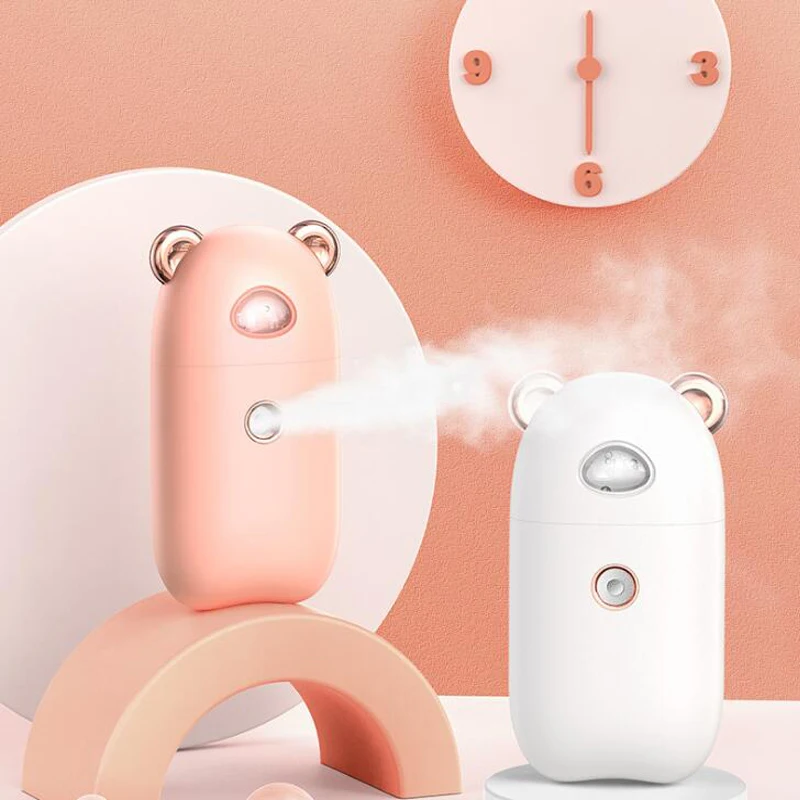 Usb recarregável nano spray hidratante portátil facial hidratante instrumento de beleza umidificador doméstico vapor facial