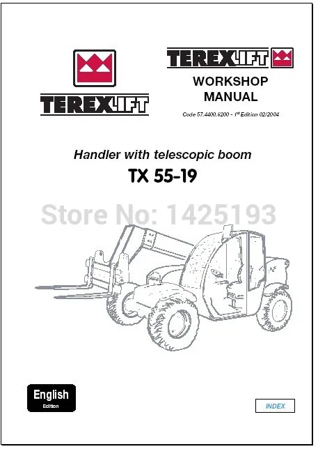 

Lifts Workshop Manual and Parts Manuals for TEREX