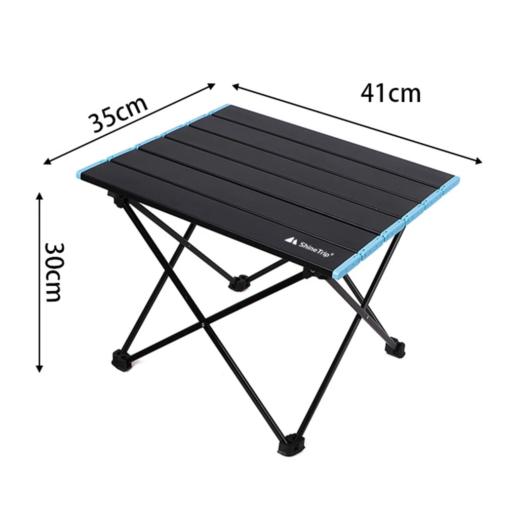 Mesa plegable para acampar al aire libre, mueble de escritorio portátil, cama ultraligera de aluminio, para senderismo, escalada, ordenador