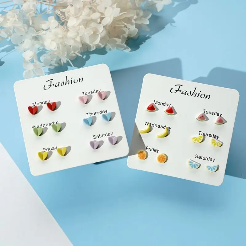 Fashion Ceramic Earrings Earring For Every Days Sets Fashion Jewelry For women #T1