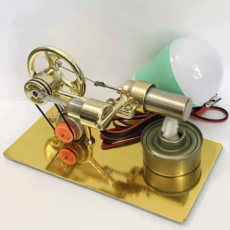 

Stirling Engine Motor Model Heat Toy Steam Engines Diy Toy Gift for Kids Craft Ornament Discovery Alternator Cryogenic Generator