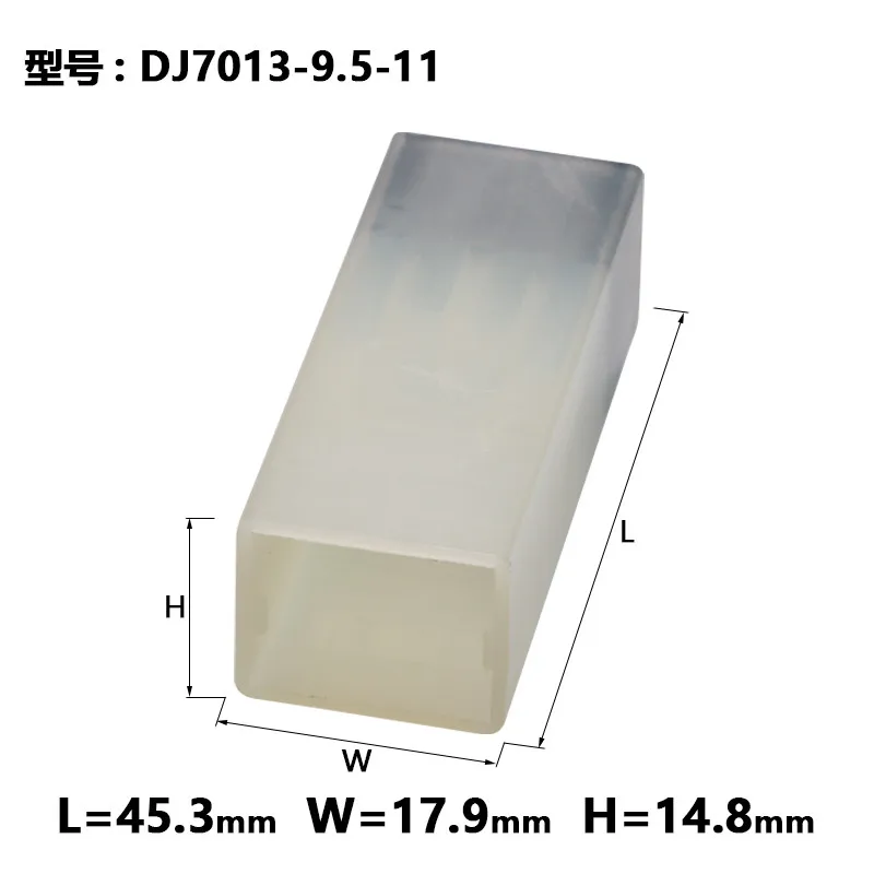 1p 5sets 1 core 1 hole high current automobile connector dj7013-9.5-11/21 automobile connector plastic parts