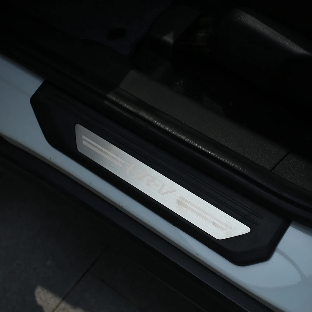 

Lilmanta Auto for Honda HRV HR-V 2015 - 2021 Stainless Steel Scuff Plate Door Sill Guards Protection Cover Trims Accessories