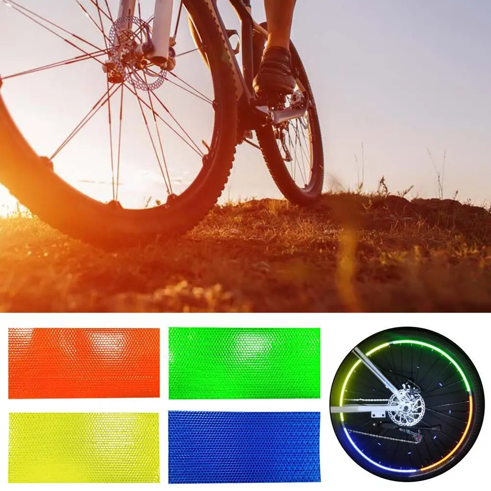 Fluorescent Strip  Decorative   Reflective Sticker Bicycle Decor Luminous Sticker