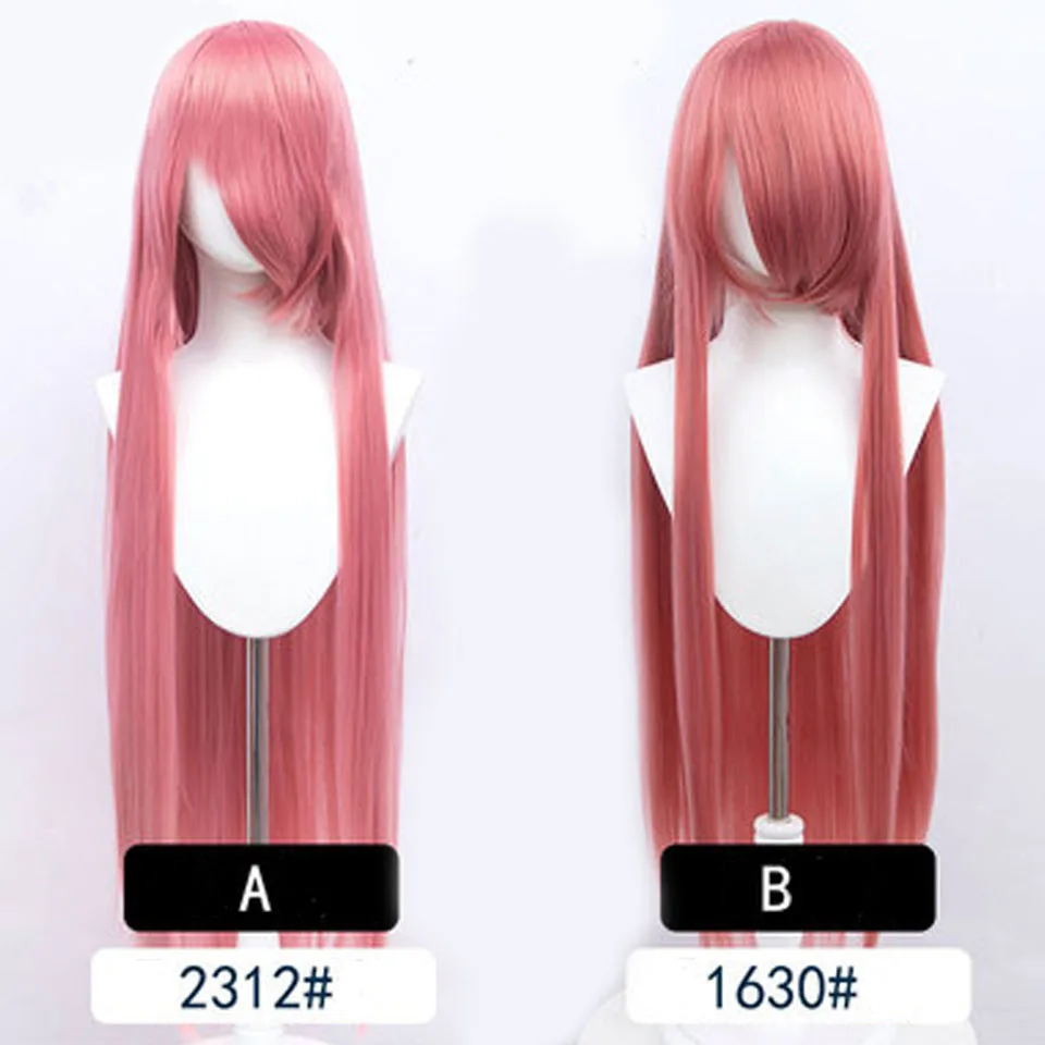 AOSI 100 cm lange gerade Cosplay-Haar-Synthetik-Perücke, Schwarz, Weiß, Rot, Rosa, Braun, Gold, Blau, Damen, hitzebeständig, Anime-Perücken – Detail 20