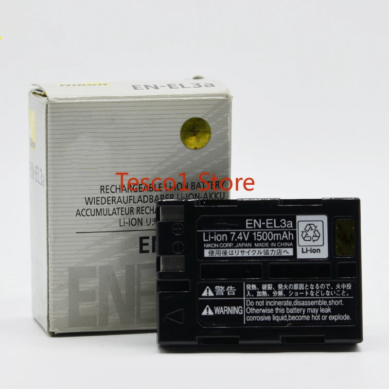 

New Original For Nikon D100 D50 D70 D70S SLR Camera EN-EL3A EL3 Battery 1400mA Replacement Parts