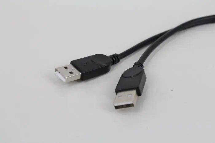 USB 2.0 A Male to USB Female 2 Double Dual Power Supply USB Female Splitter Extension Cable HUB Charge for Printers