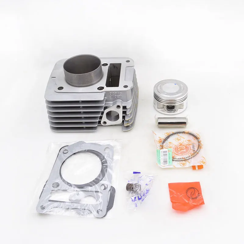 Motorcycle Cylinder Kit 57.4mm 65.5mm Big Bore For Yamaha YBR125 YBR 125 XTZ125 YB125Z YBR XTZ 125 Modified Engine Piston kit