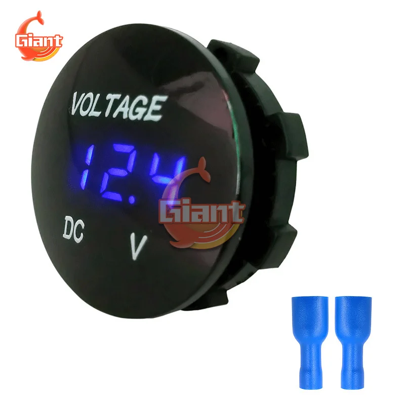 LED Display Digital Panel Voltmeter Voltage Meters Auto Truck Refit for 12-24V Car Motorcycle Accessories Power Supply