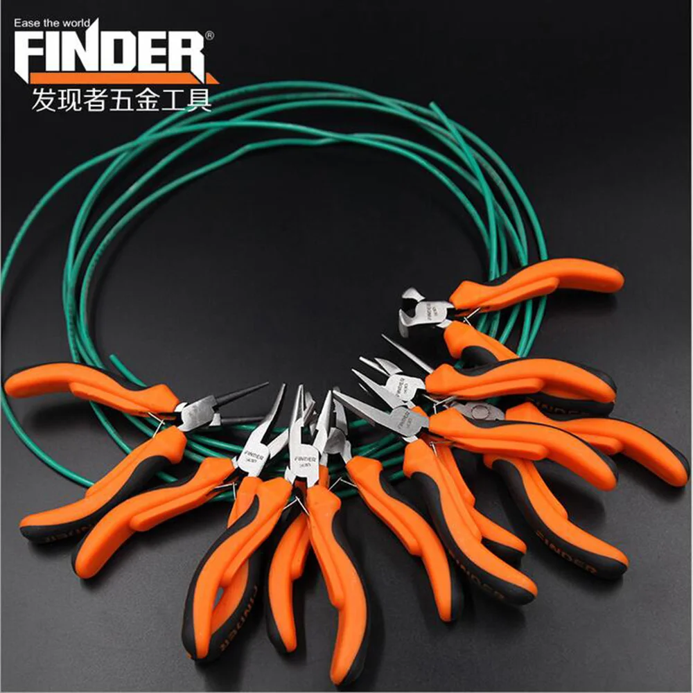 8pcs All Kinds Hand Small Pliers 4.5 Inch Mini Pliers Jewelry Using Pliers Chrome Vanadium Steel DIY Using Pliers Home Pliers