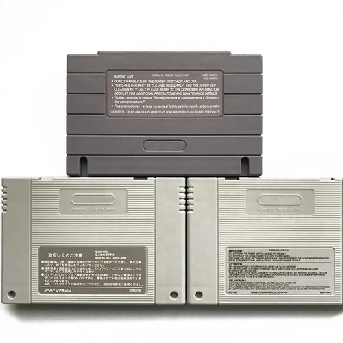 Carcasa de cartucho de caja de repuesto SNES con 2 tornillos de ciruela de Metal y 1 pegatina trasera para snes sfc