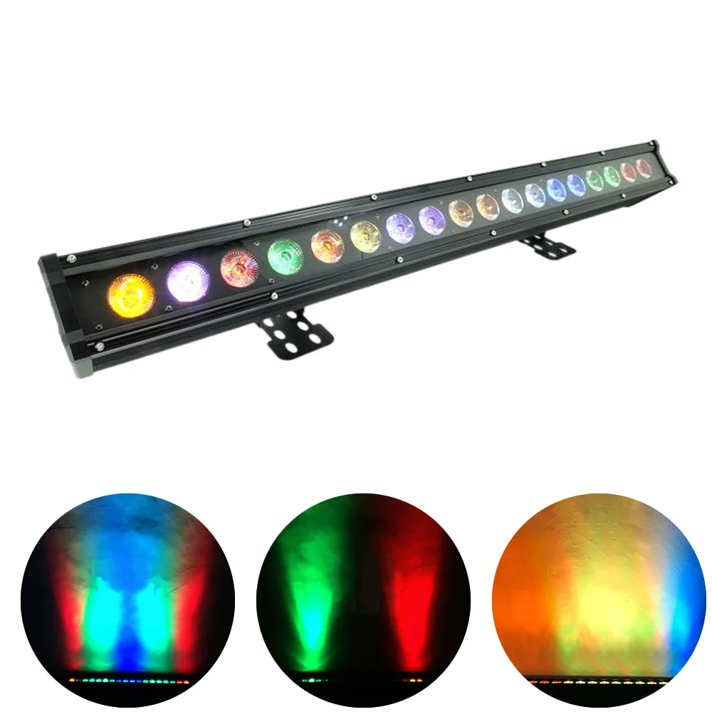 

18x10W/18x15W/18x18W RGBWA UV 6IN1 Led Stage Effect Lamp Wash Beam Bar Light Wall Washer Indoor DJ Disco Party Club Lighting