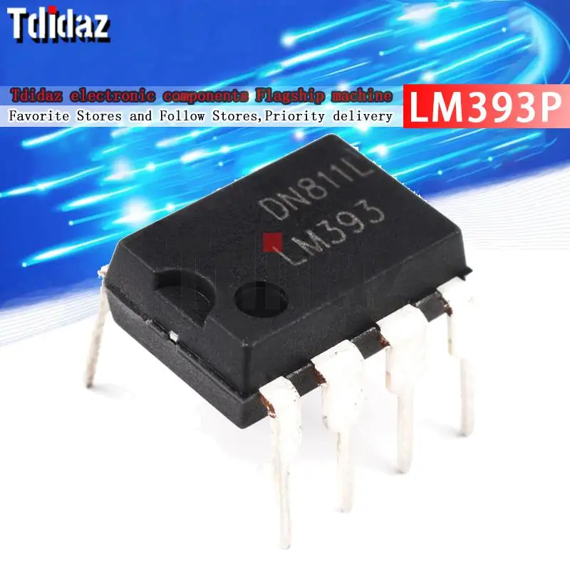 10PCS LM393P DIP8 LM393 LM393N 393 DIP-8 DIP new and original IC Chipset