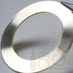 DIY Supply-One Piece Brass Finding Flat Ring - Washer - Loop 60mm (3806C-V-178)