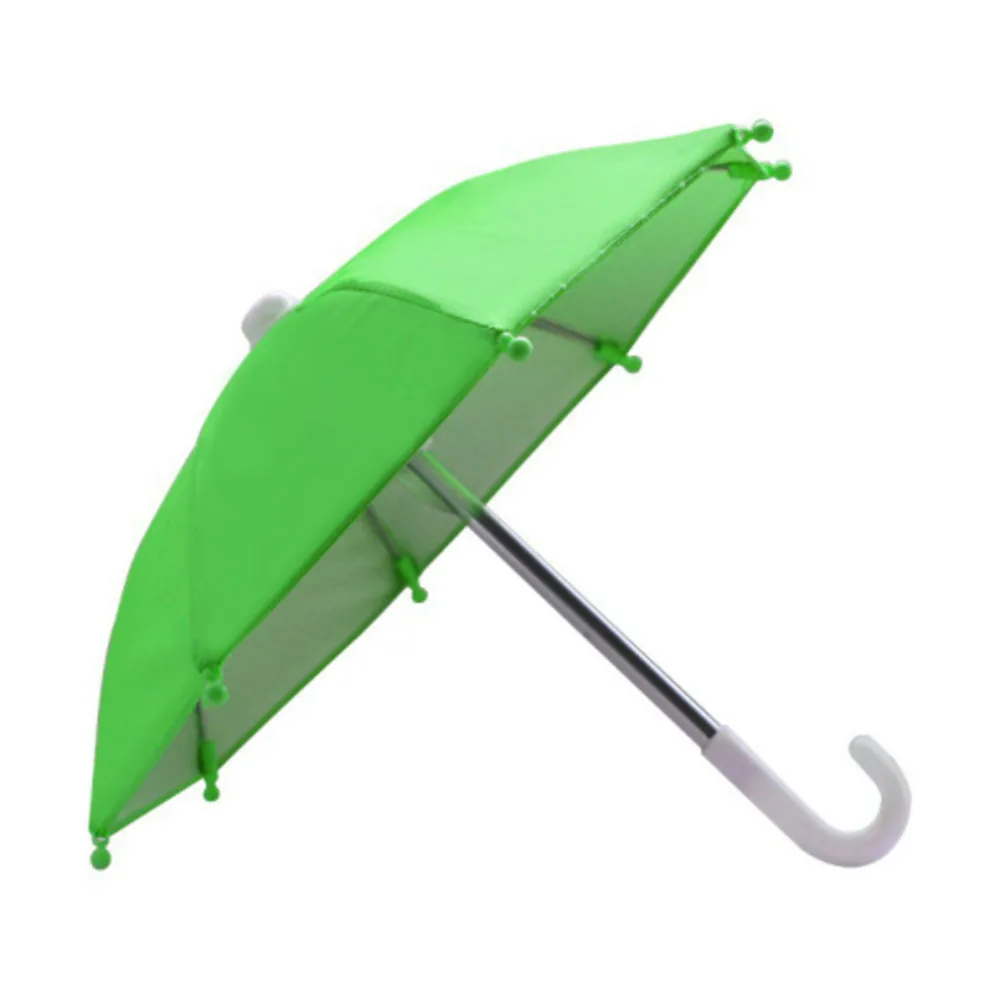 Bicycle Phone Holder Mini Sunshade Umbrella Bicycle Decoration Accessories Polyester Mobile Automatic Umbrella