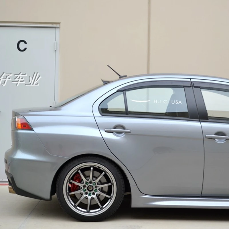 ForFor Mitsubishi LANCER  high quality Spoiler on top of rear window and rear sunshade