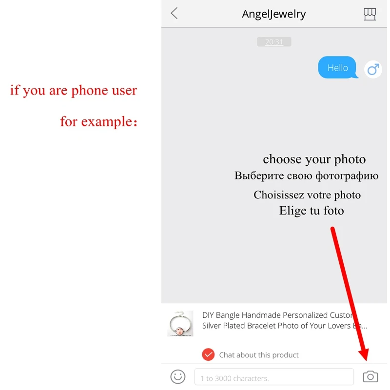 Double Face Handmade Personalized Custom Keychains Baby Family Photo Keyrings Key Chain Rings Holder Wedding Gift