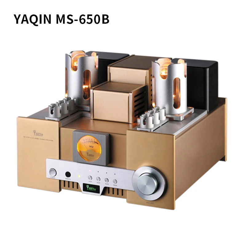 YAQIN MS-650B 일체형 진공관 증폭기, SRPP 회로, 845x2 싱글 엔드, 클래스 A 전력 증폭기, 2x15W, 110V, 220V