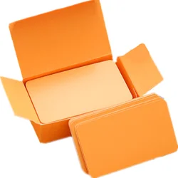 Vendita! 90pcs orange blank message card colore in scatola piccola etichetta regalo scritta a mano etichetta prezzo materiale Memo per note card