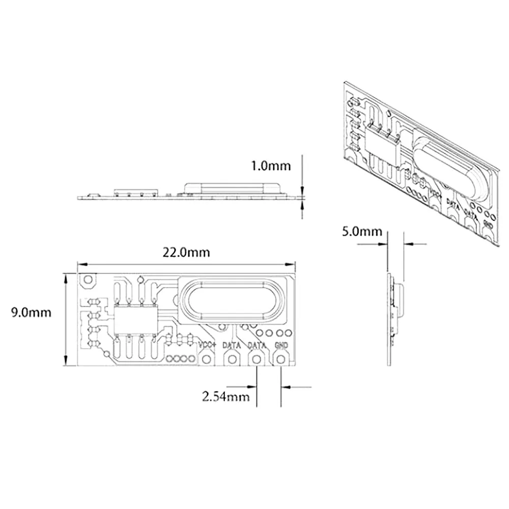 LR45B 433m überlagerungsempfänger modul Hohe empfindlichkeit lange range wireless fernbedienung modul