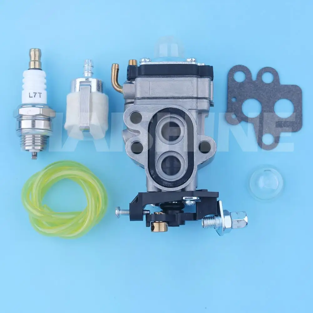 Carburador Carb Kit para Kawasaki Kbl35a Tj35e Kbl27b Aparador de Cordas Cortador de Grama 504 11 6101 504116101 Máquina de Corte de Grama