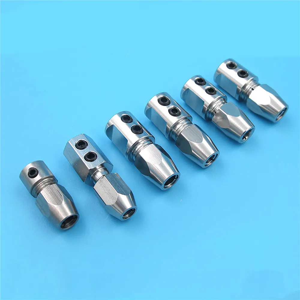 

Flexible Shaft Coupling Coupler Sleeve Flex Collet Coupler for 3.18*4mm 4*4mm 5*4mm 5*4.76mm Motor Shaft for RC Boat Model Parts