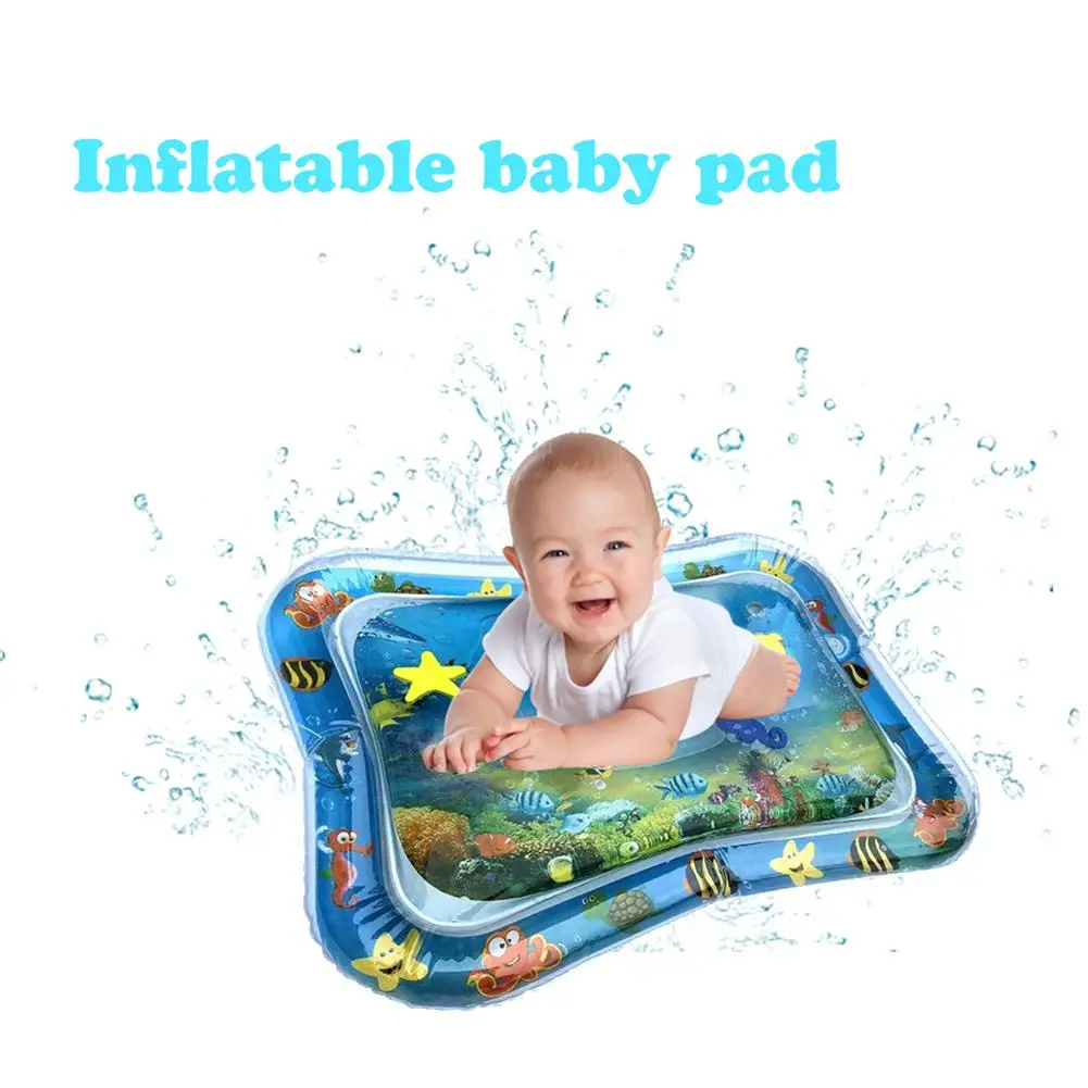 Children's Mat Baby Water Play Mat Inflatable Toys Kids Thicken PVC Playmat Toddler Activity Play Center Water Mat for Babies