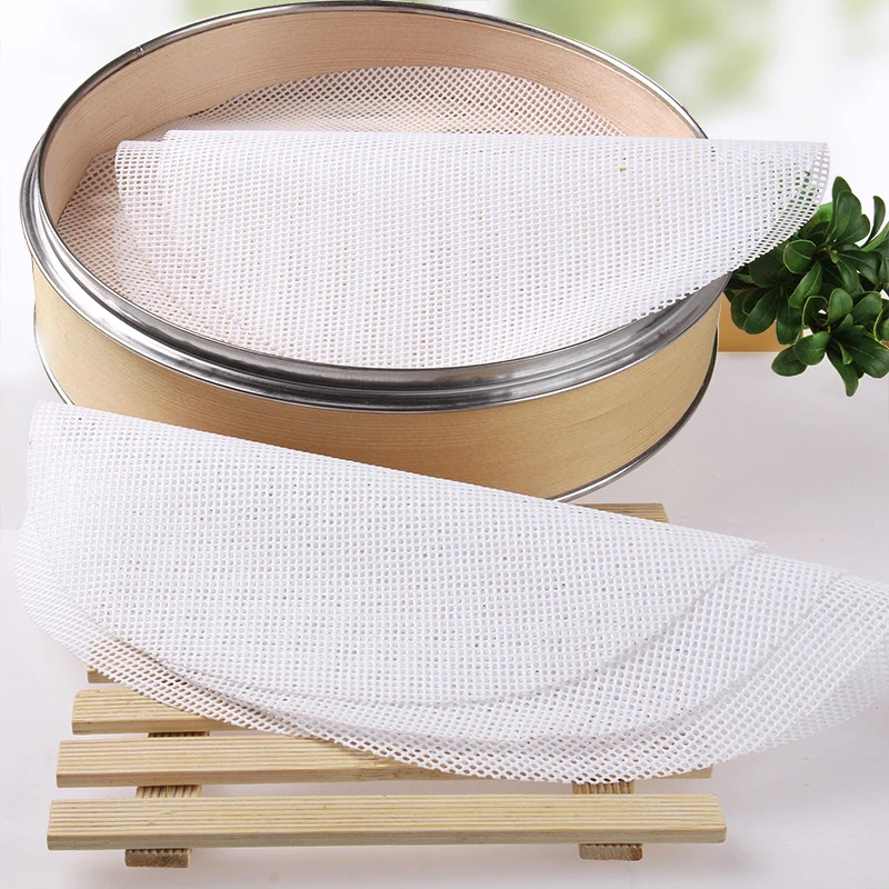 Silicone Steamer Non-Stick Pad Dumplings Mat Reusable Steam Buns Kitchen Baking Pastry Dim Sum Mesh Cooking Steaming Cloth