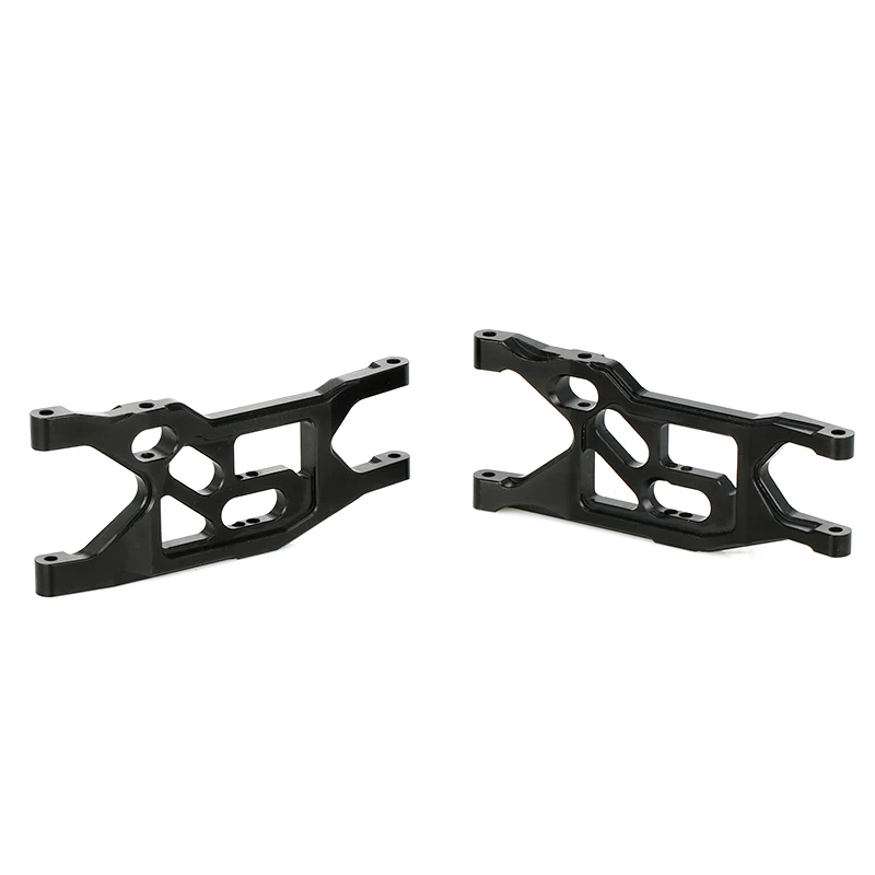 KYX Racing CNC de aluminio mecanizado suspensión inferior delantera brazo en A para 1/10 RC Car Yeti 90025 90026 90050 RC Buggy negro