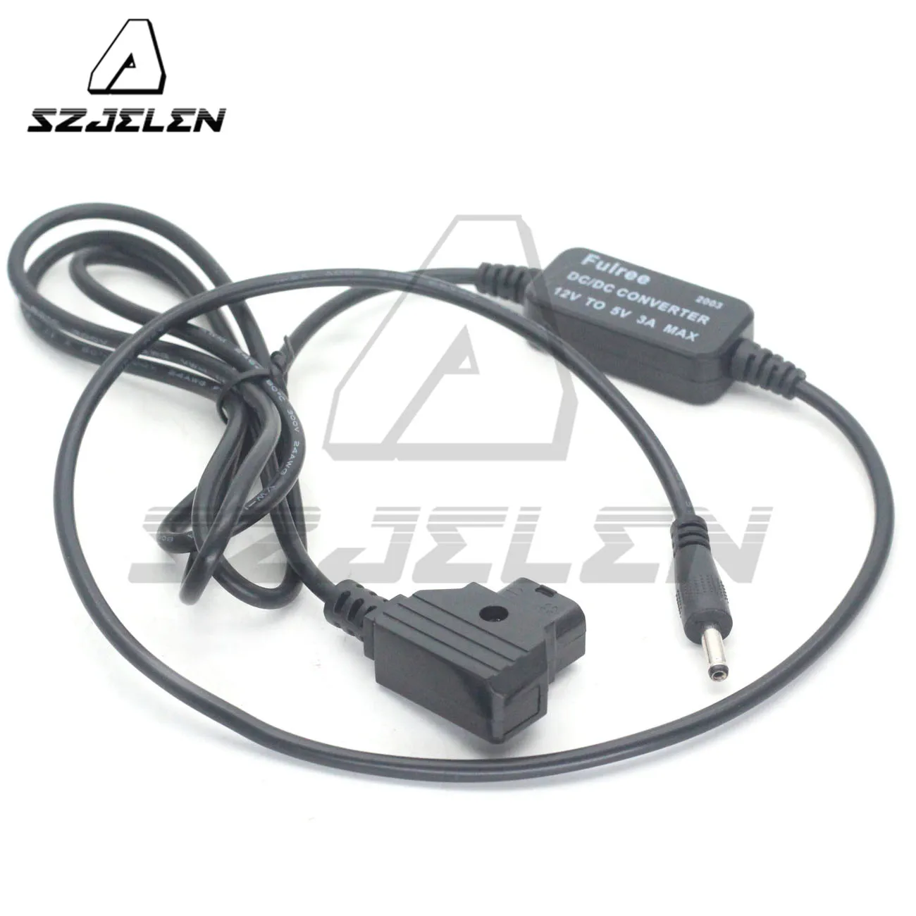 

14.8v D-Tap Male to 5v 3A DC 3.5/1.35 eartec the HUB three-way call power cable