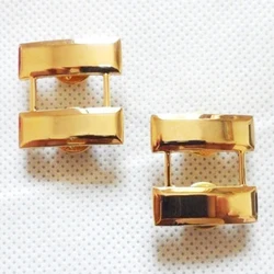 PAIR WW2 U.S. US ARMY OFFICER'S CAPTAIN RANK INSIGNIA PIN BADGE GOLD