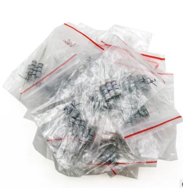 30 Waarden * 5 Stuks = 150Pcs Carbon Film Resistor Kit 2W 5% 0.1R -750R Ohm 1K-820K