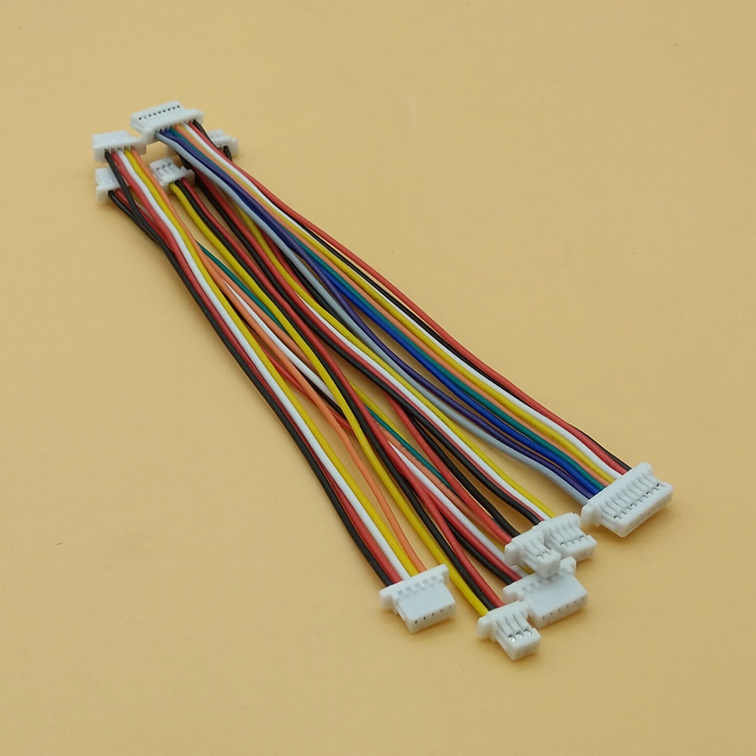 10 sztuk SH1.0 SH 1.0mm 2/3/4/5/6/7/8/9/10Pin złącze żeńskie i żeńskie z długością kabla 10cm 28AWG — zdjęcie 4
