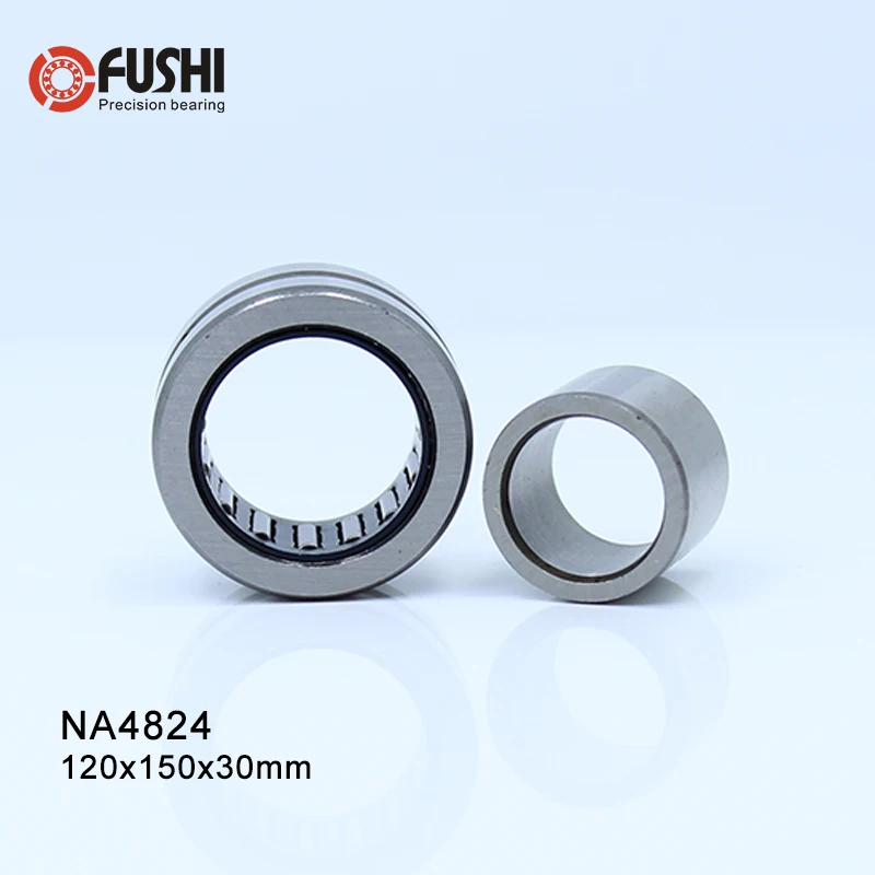 NA4824 Bearing 120*150*30 mm ( 1 PC ) Solid Collar Needle Roller Bearings With Inner Ring 4524824 4544824/A Bearing