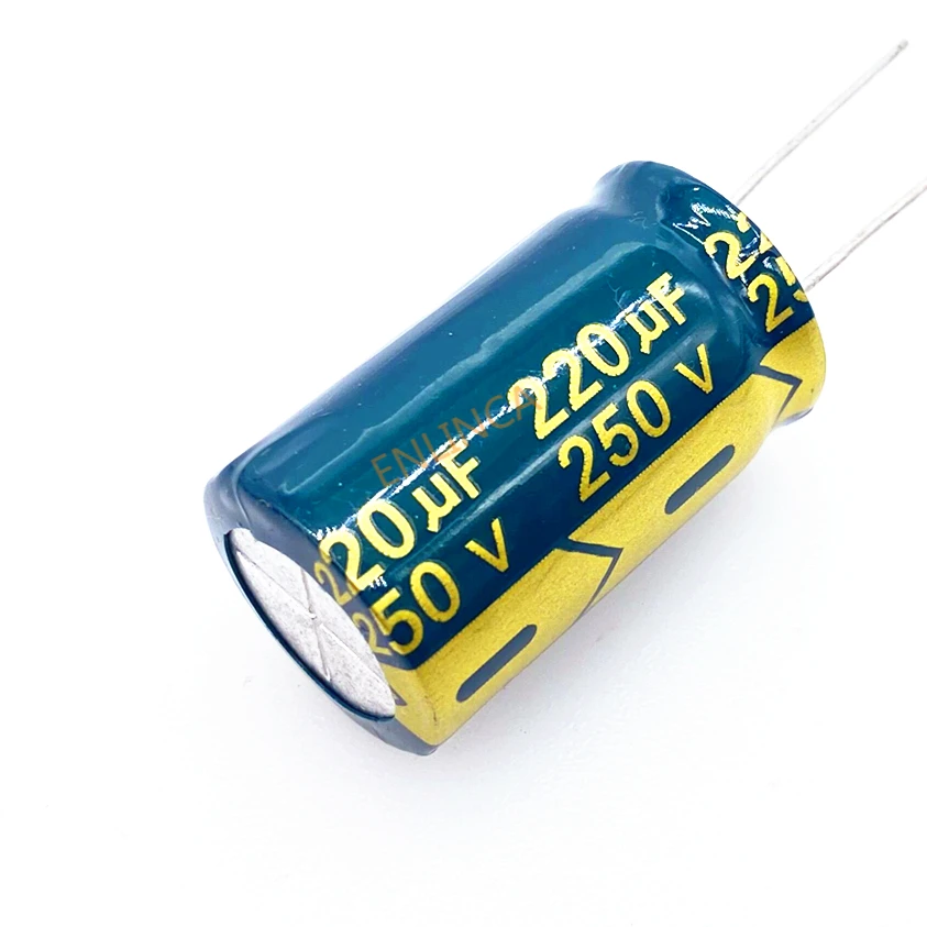 250v220uf High Frequency Low Impedance 250v 220UF Aluminum Electrolytic Capacitor Size 18*30MM 220UF 20%