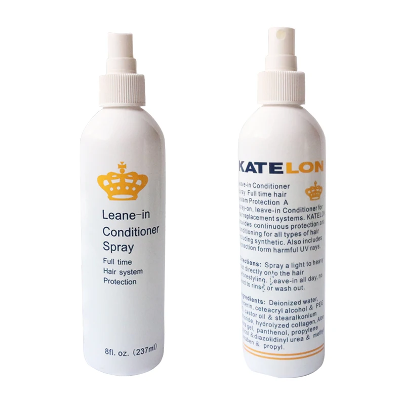 1 Bottle 8fl.oz=237ml Leane-in Conditioner Spary Full Time Hair System Protection For All Human Remy Hair