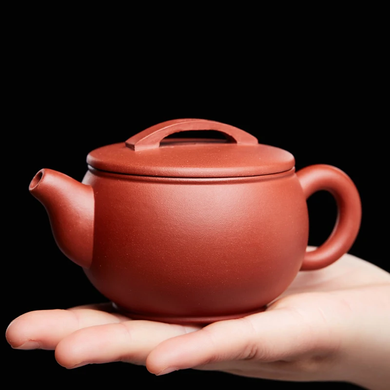 |Yixing purple clay pot pure manual mini size capacity authentic raw ore Zhu Nihan tile bubble Teapot Tea Set