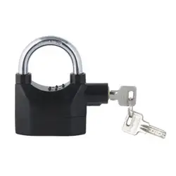 Waterproof Siren Alarm Padlock Alarm Lock For Motorcycle Short Beam Bike Bicycle